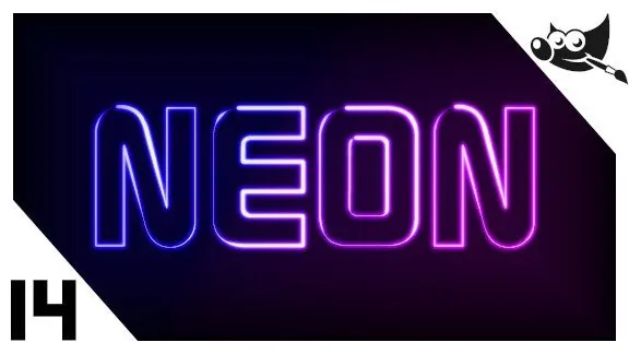 GIMP Textos - Cómo hacer letras de neón