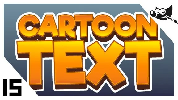 GIMP Textos - Cómo hacer letras tipo cartoon