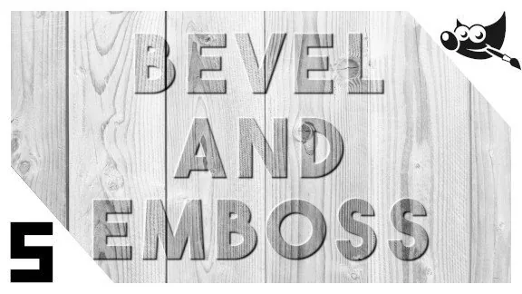 GIMP Textos - Cómo hacer letras en relieve