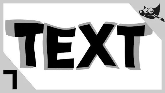 GIMP Textos - Cómo hacer letras con efecto 3D