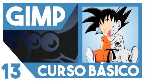 GIMP Curso Básico - Cómo colorear un dibujo sin capas