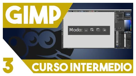 GIMP Curso Intermedio - Cómo utilizar modos de selección