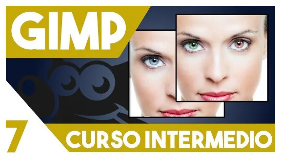 GIMP Curso Intermedio - Cómo cambiar color de ojos