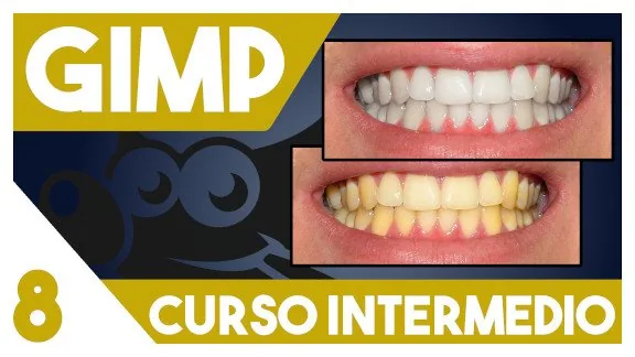 GIMP Curso Intermedio - Cómo blanquear dientes