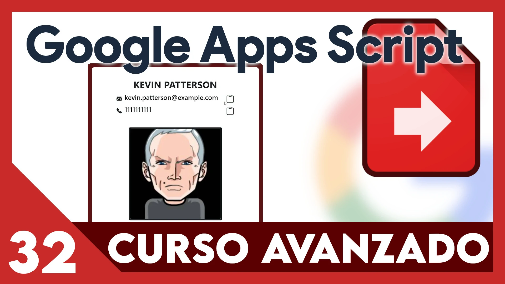 Curso GAS Avanzado - Modal info con iconos de copiado