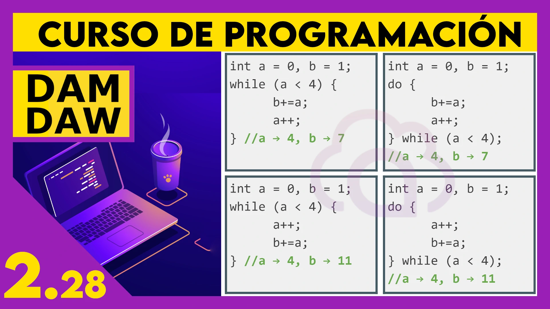 2.28 Bucle WHILE y DO - WHILE en JAVA