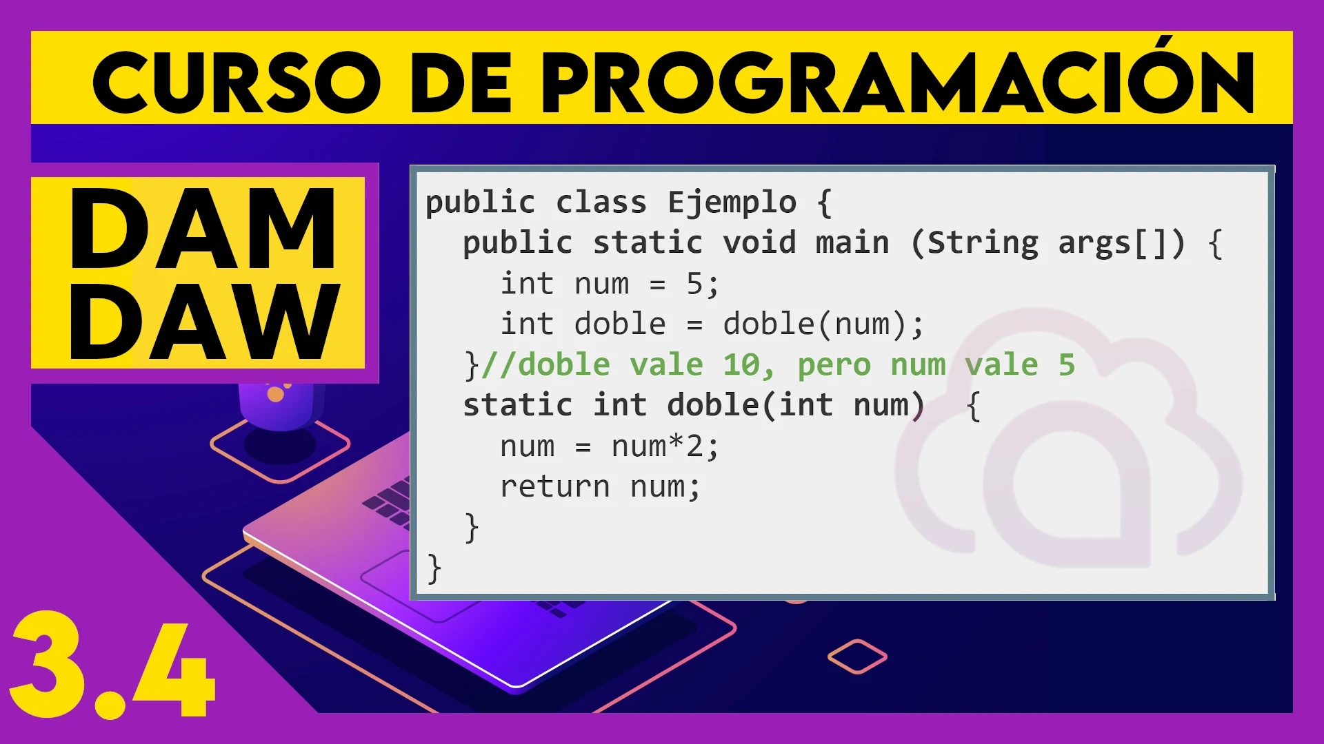 3.4 Paso por valor en JAVA