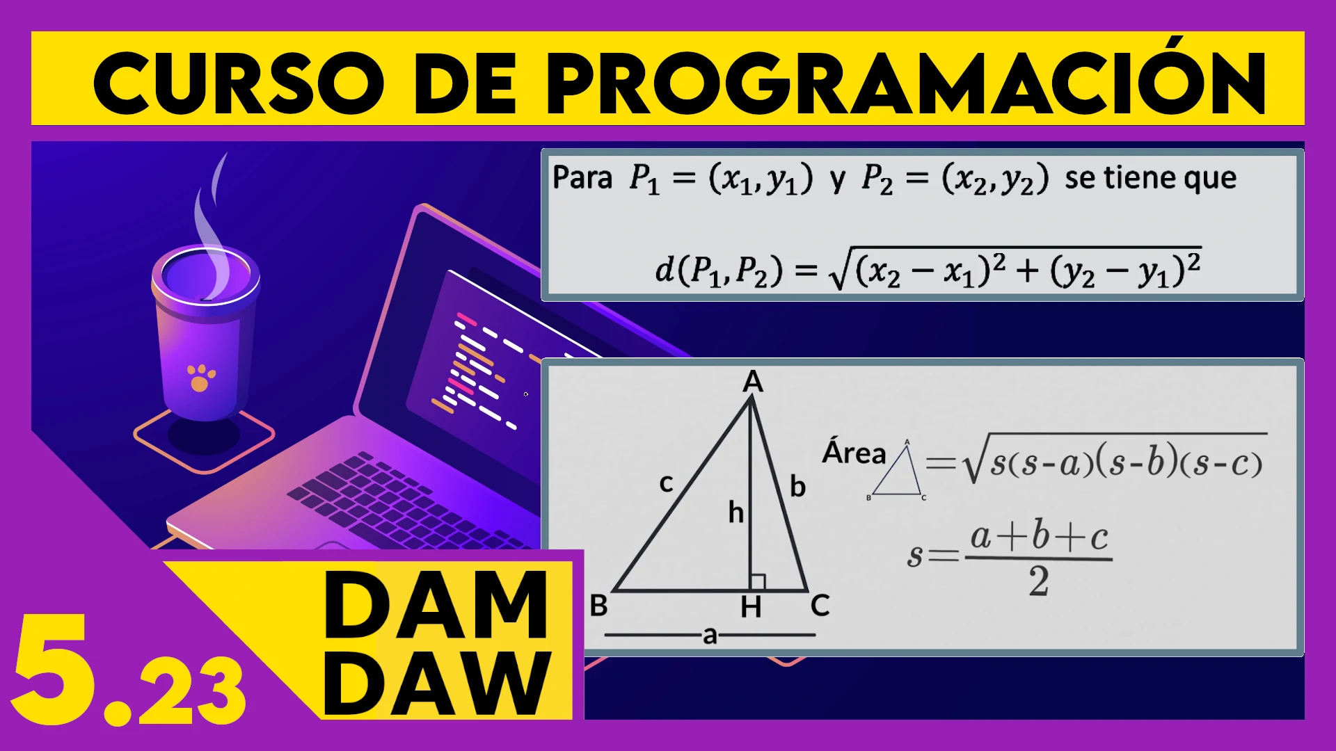 5.23 JAVA: Ejercicios OO - Triángulos