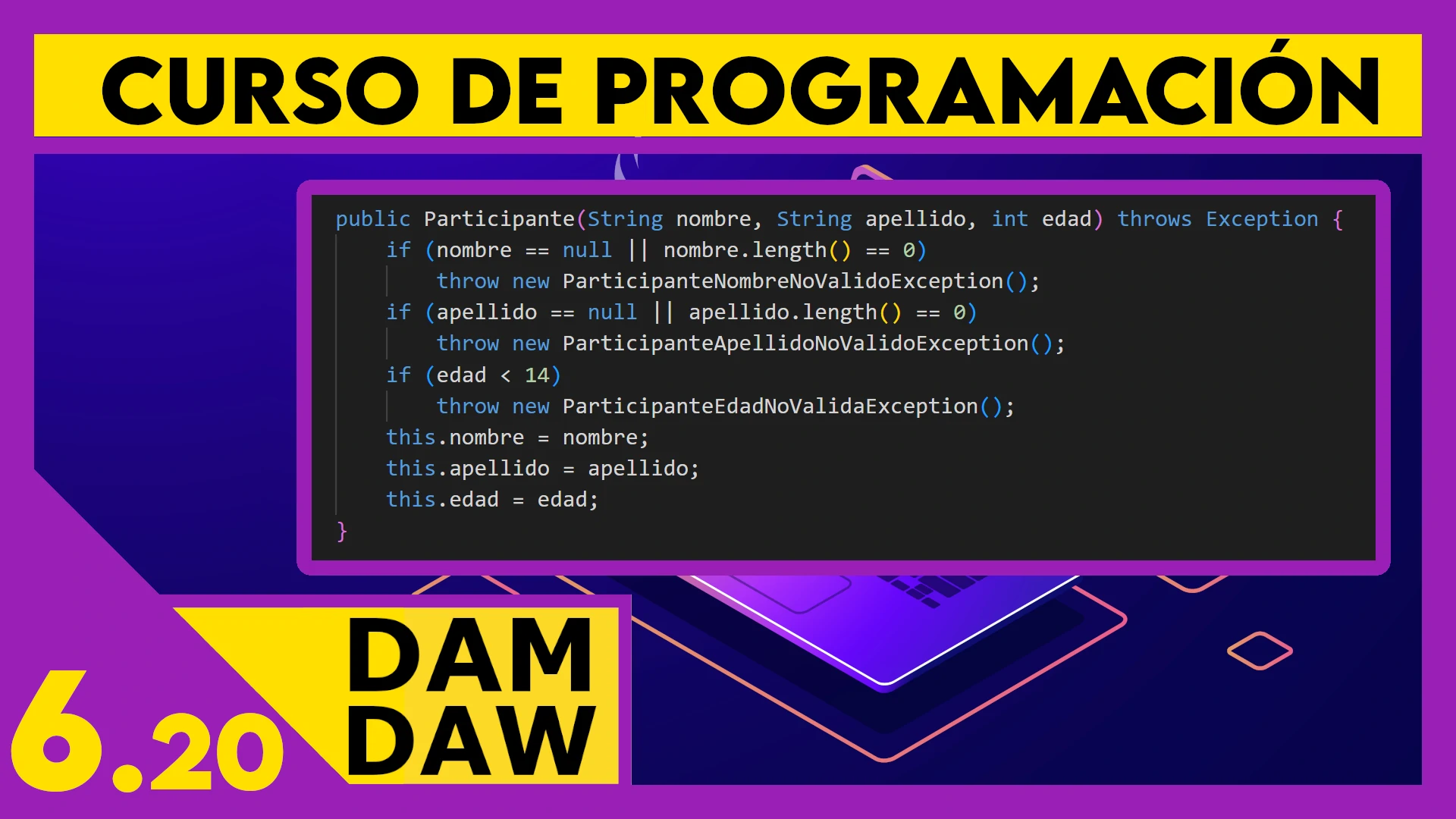6.20 JAVA: Ejercicios finales OO