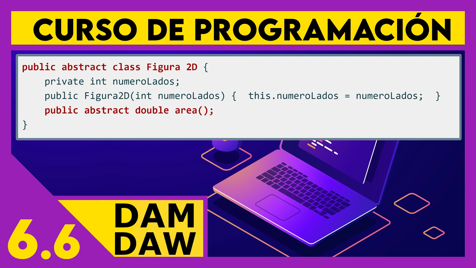 6.6 JAVA: Clases abstractas