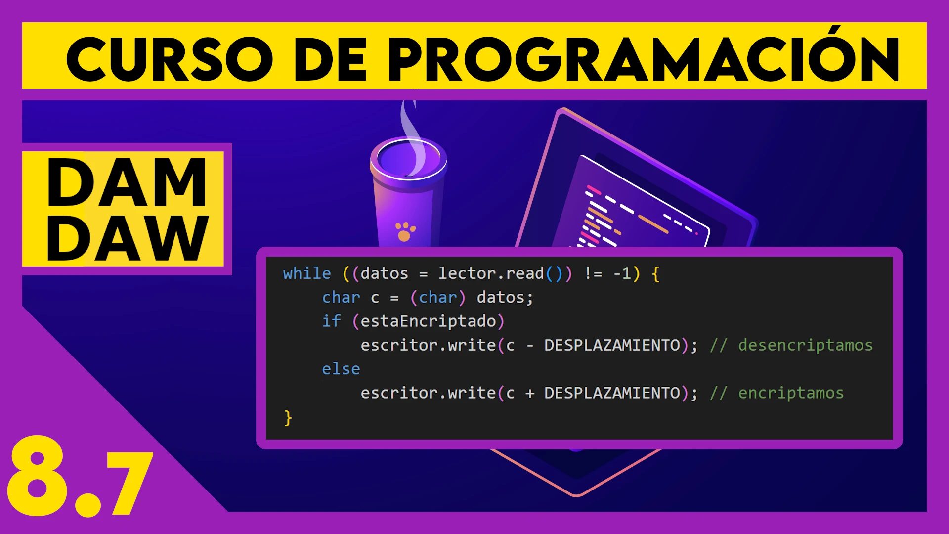 8.7 JAVA: Ejercicios resueltos ficheros