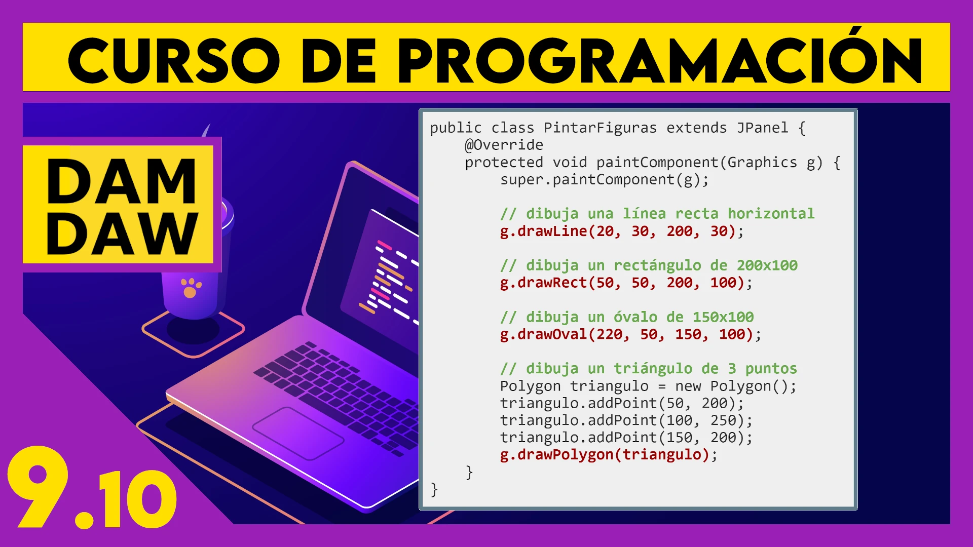 9.10 JAVA Swing: Clase Graphics