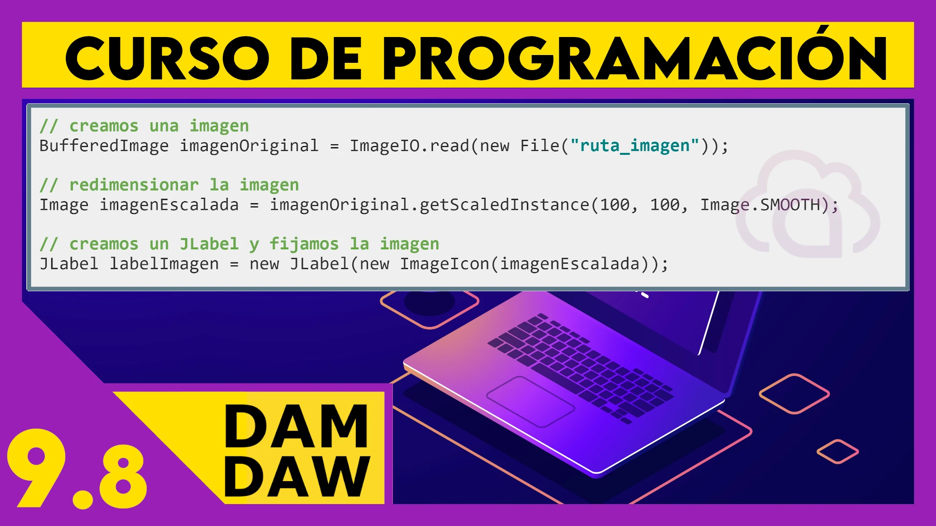 9.8 JAVA Swing: Imágenes e iconos